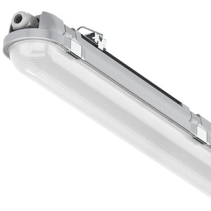 BATTERSEA Non-Corrosive LED Batten Light | 6ft Single 4800lm | CCT Tri-Colour & Multi Wattage | IP66 | Standard