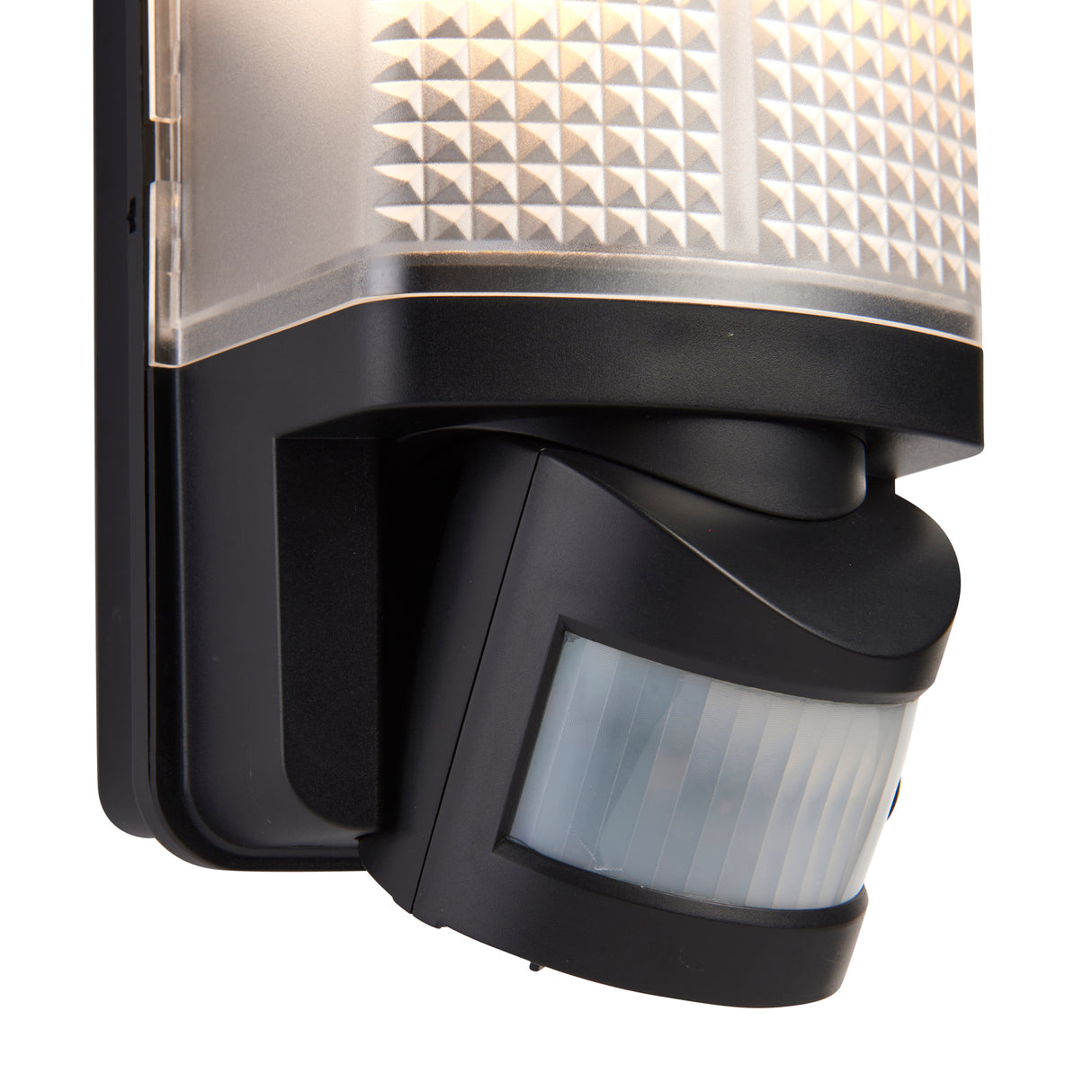 LED CCT Outdoor Bulkhead Wall Light Fitting | 8W E27 | CCT Tri-Colour | IP44 | PIR Motion Sensor | Black