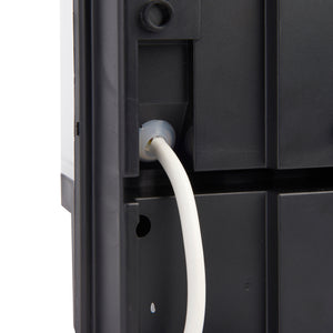 LED CCT Outdoor Bulkhead Wall Light Fitting | 8W E27 | CCT Tri-Colour | IP44 | PIR Motion Sensor | Black