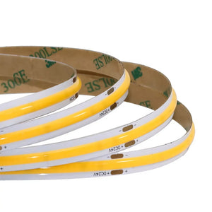 24V Seamless Dotless LED Tape Strip Light | 5W COB LED | Dimmable | Daylight White 6000K | Sold Per Metre