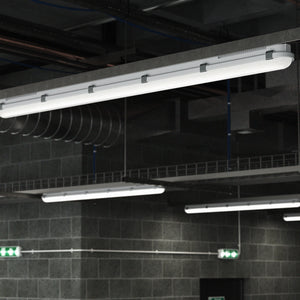 TORO Non-Corrosive LED Batten Light | 5ft High Lumen 7000lm | CCT Tri-Colour & Multi Wattage | IP65 | Corridor Function